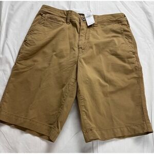 American Eagle Mens Classic Fit NE(X)T Level Flex Chino Shorts Size 28 Khaki